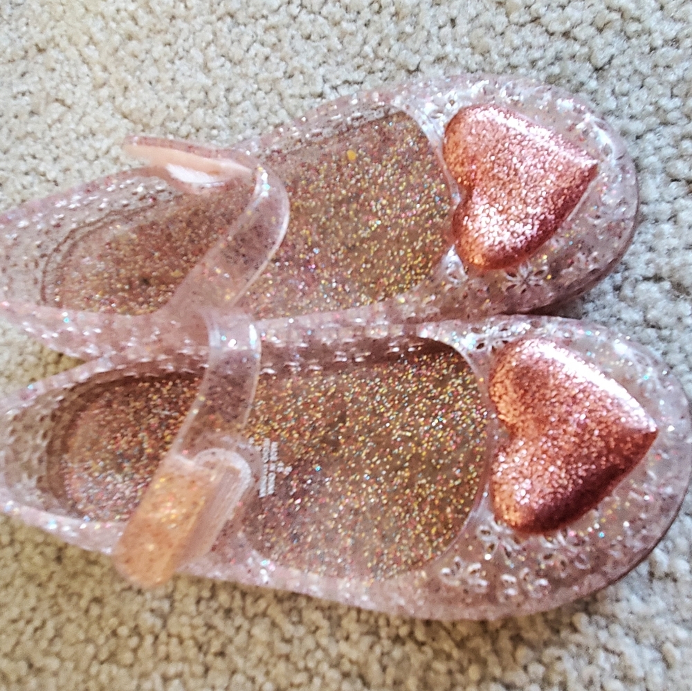 Old Navy Pink Jellies Toddler Size 8